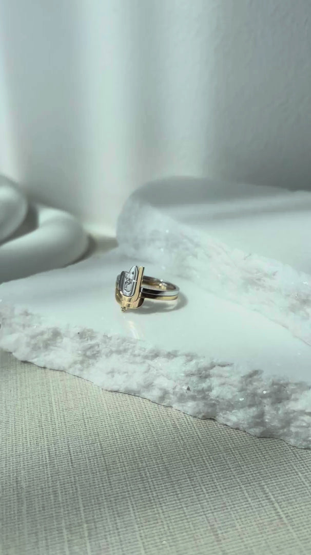 Thin Duo Rings